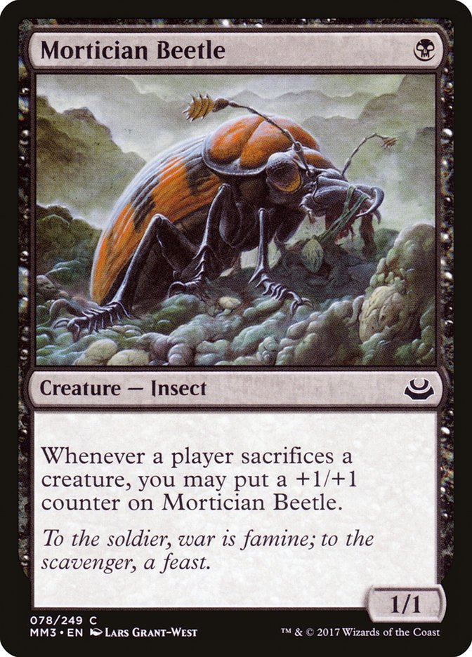 Mortician Beetle [Modern Masters 2017] MTG Single Magic: The Gathering    | Red Claw Gaming