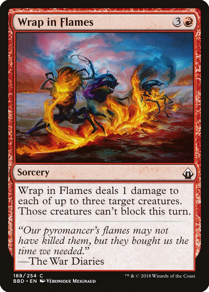 Wrap in Flames [Battlebond] MTG Single Magic: The Gathering    | Red Claw Gaming