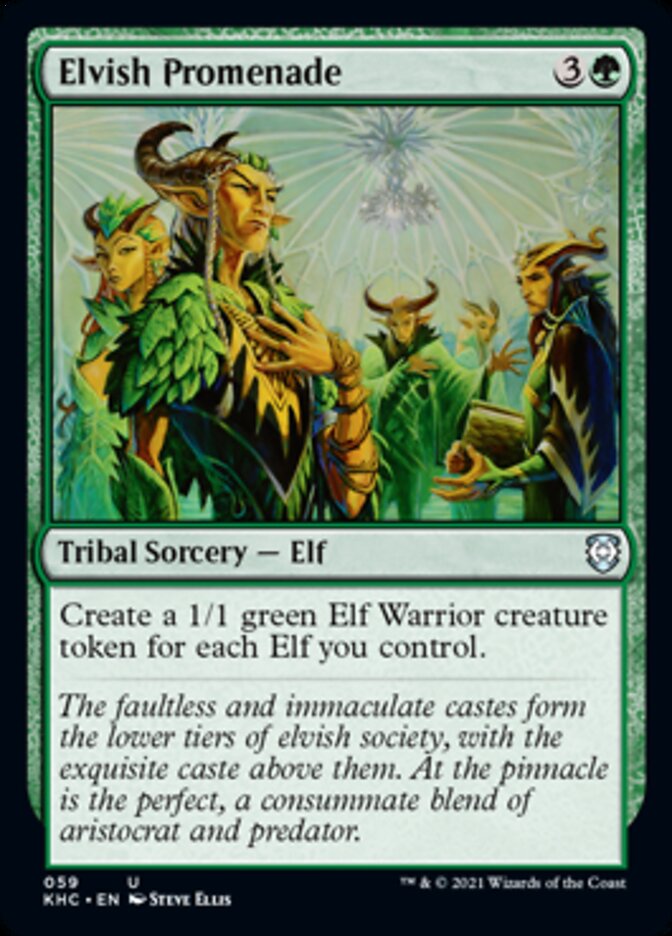 Elvish Promenade [Kaldheim Commander] MTG Single Magic: The Gathering    | Red Claw Gaming