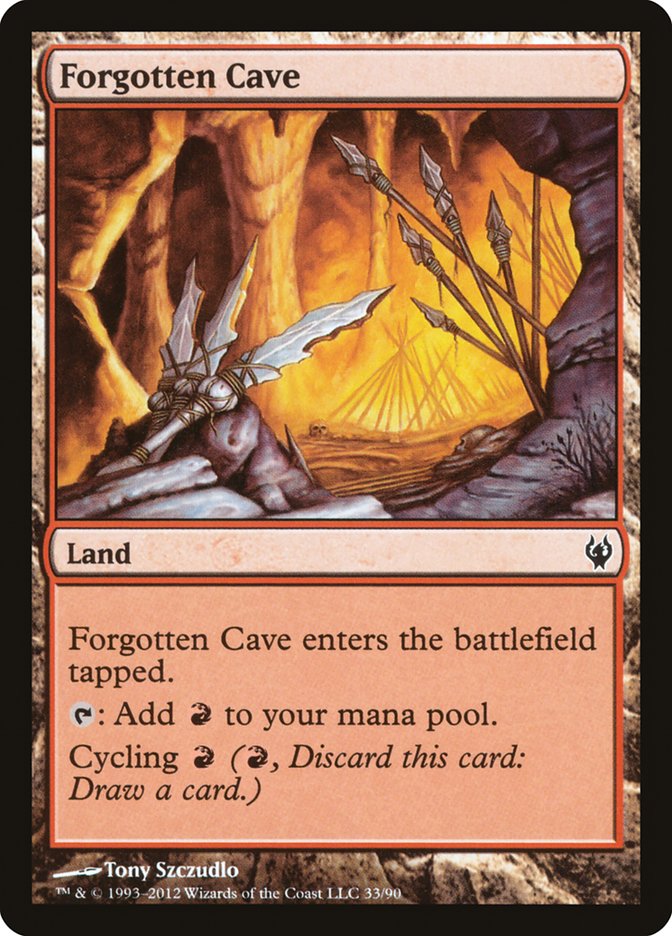 Forgotten Cave [Duel Decks: Izzet vs. Golgari] MTG Single Magic: The Gathering    | Red Claw Gaming