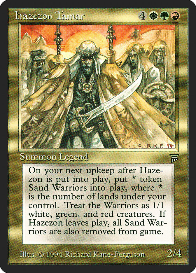 Hazezon Tamar [Legends] MTG Single Magic: The Gathering    | Red Claw Gaming