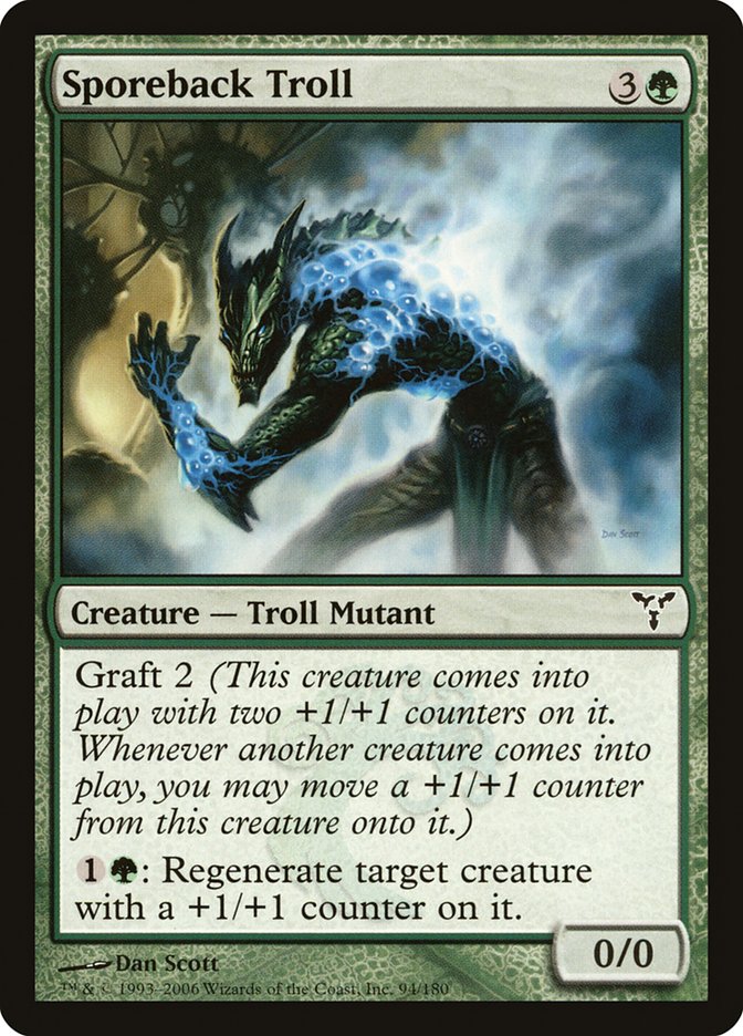 Sporeback Troll [Dissension] MTG Single Magic: The Gathering    | Red Claw Gaming