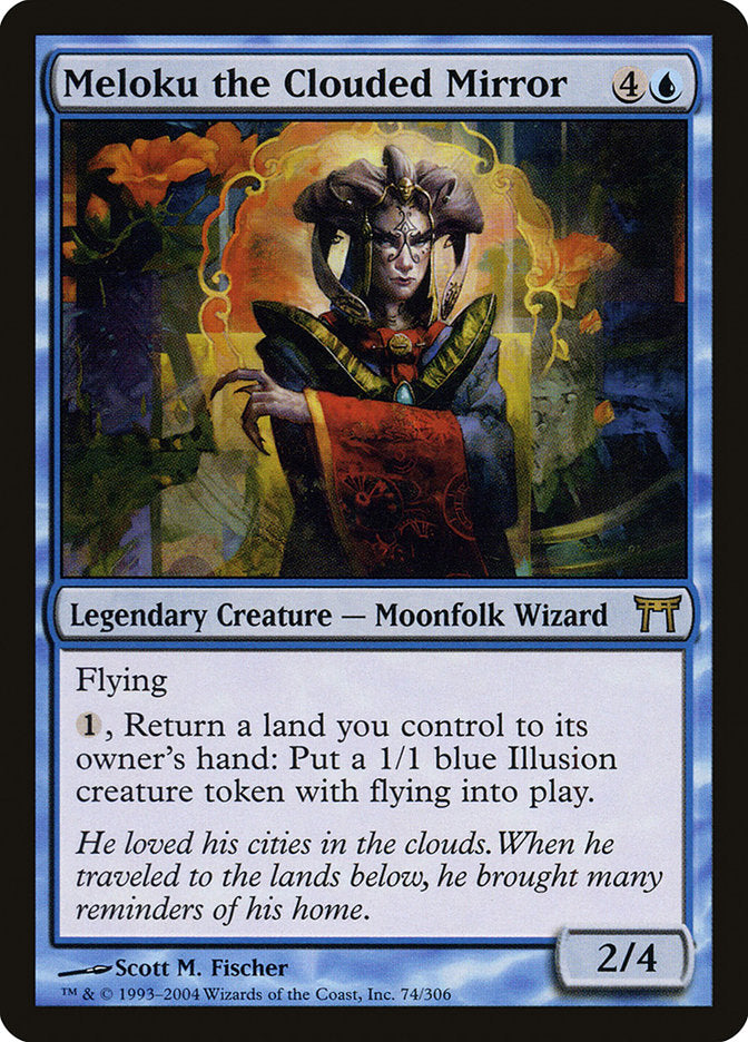 Meloku the Clouded Mirror [Champions of Kamigawa] MTG Single Magic: The Gathering    | Red Claw Gaming