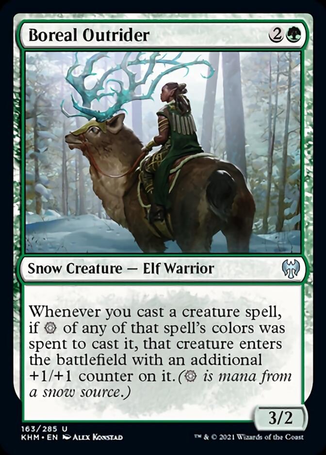 Boreal Outrider [Kaldheim] MTG Single Magic: The Gathering    | Red Claw Gaming