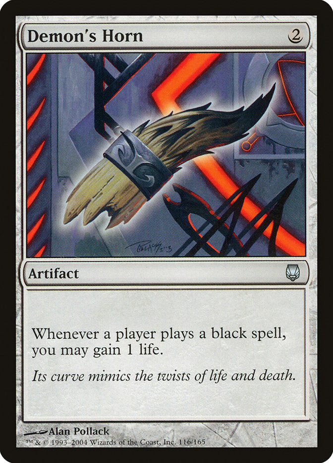 Demon's Horn [Darksteel] MTG Single Magic: The Gathering    | Red Claw Gaming