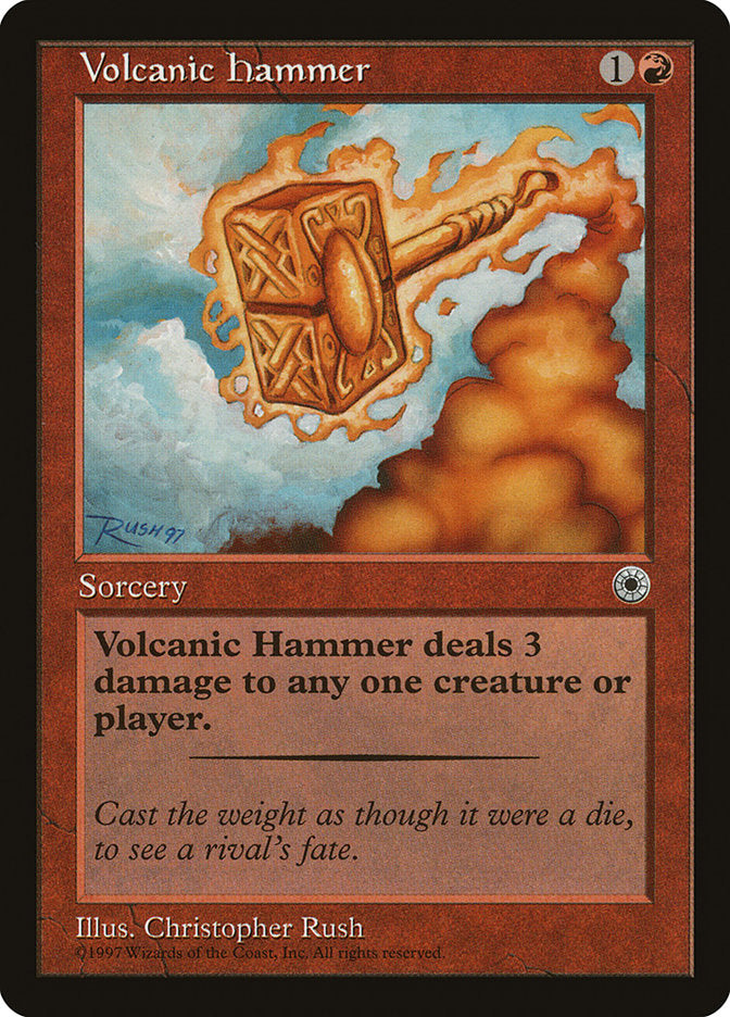 Volcanic Hammer [Portal] MTG Single Magic: The Gathering    | Red Claw Gaming