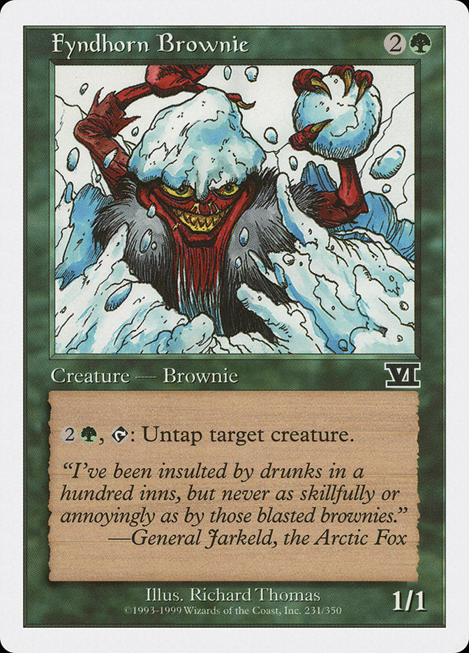 Fyndhorn Brownie [Classic Sixth Edition] MTG Single Magic: The Gathering    | Red Claw Gaming