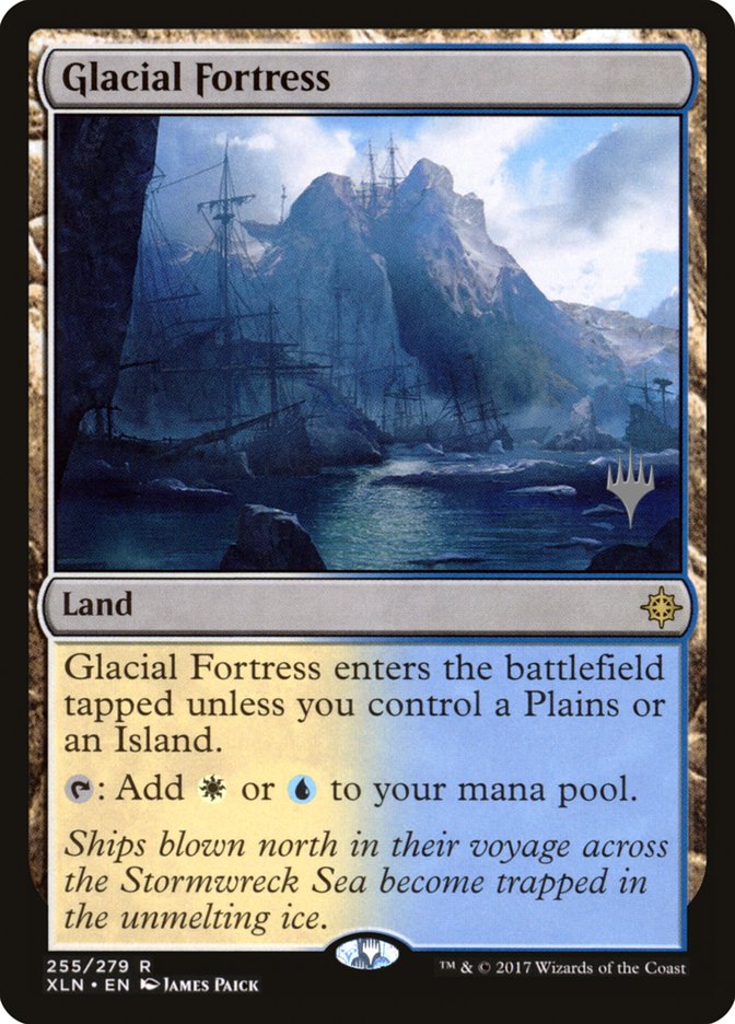 Glacial Fortress (Promo Pack) [Ixalan Promos] MTG Single Magic: The Gathering    | Red Claw Gaming