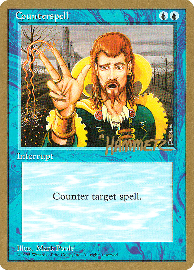 Counterspell (Shawn "Hammer" Regnier) [Pro Tour Collector Set] MTG Single Magic: The Gathering    | Red Claw Gaming