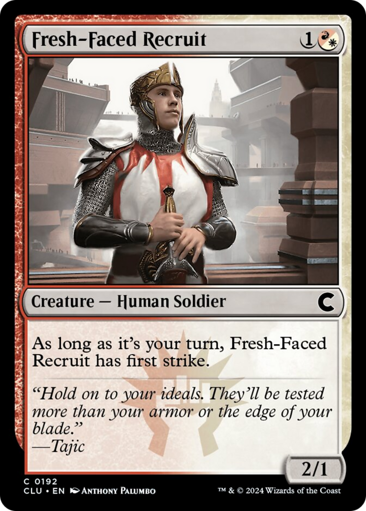 Fresh-Faced Recruit [Ravnica: Clue Edition] MTG Single Magic: The Gathering    | Red Claw Gaming