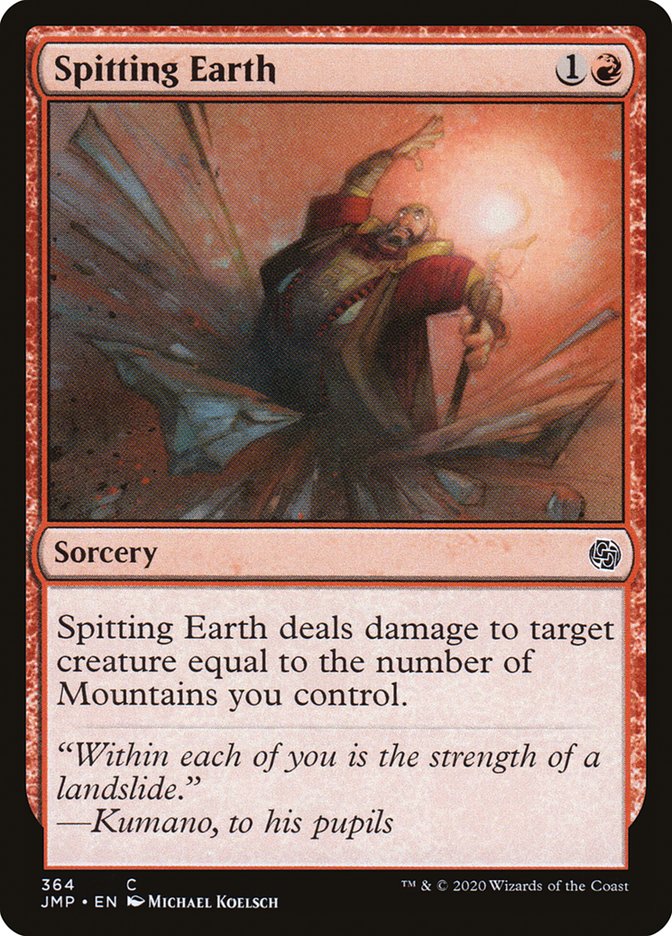 Spitting Earth [Jumpstart] MTG Single Magic: The Gathering    | Red Claw Gaming