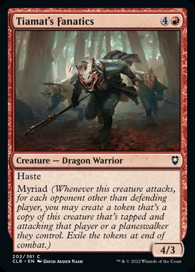 Tiamat's Fanatics [Commander Legends: Battle for Baldur's Gate] MTG Single Magic: The Gathering    | Red Claw Gaming