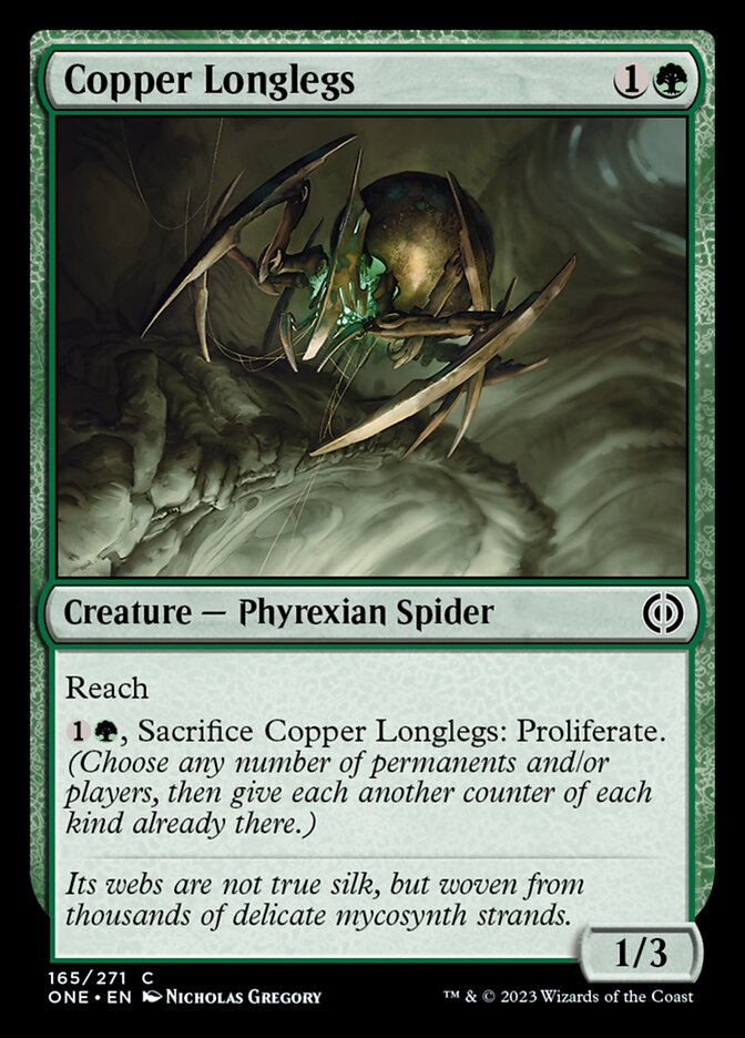 Copper Longlegs [Phyrexia: All Will Be One] MTG Single Magic: The Gathering    | Red Claw Gaming