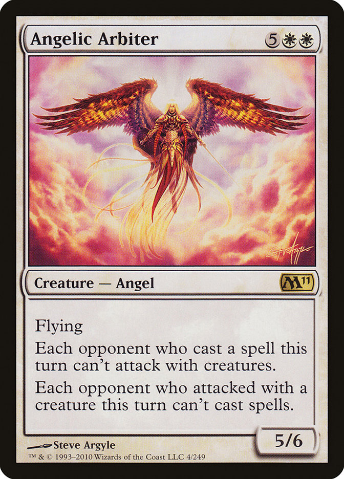 Angelic Arbiter [Magic 2011] MTG Single Magic: The Gathering    | Red Claw Gaming