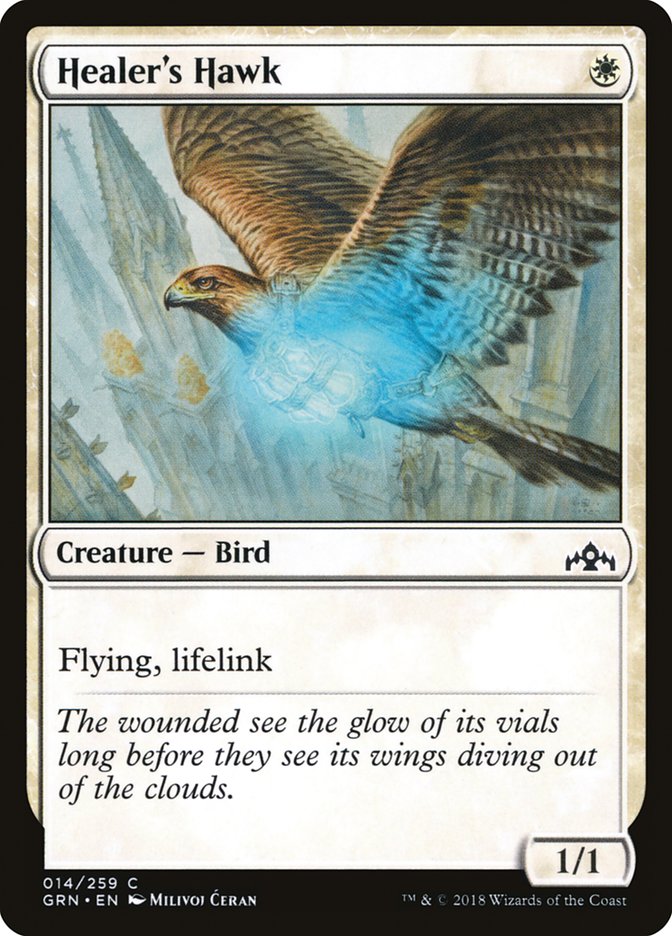 Healer's Hawk [Guilds of Ravnica] MTG Single Magic: The Gathering    | Red Claw Gaming
