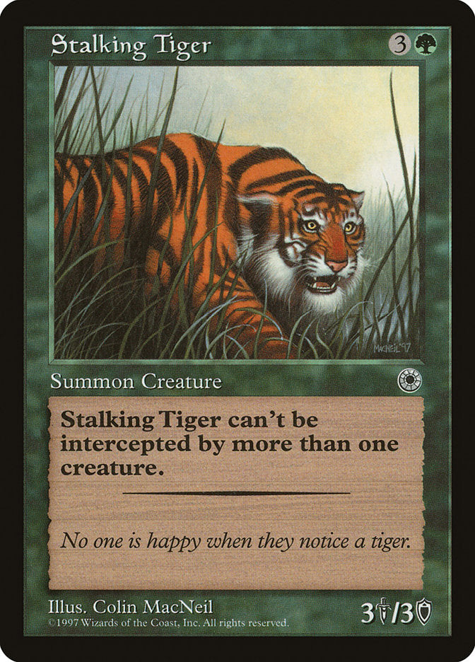 Stalking Tiger [Portal] MTG Single Magic: The Gathering    | Red Claw Gaming