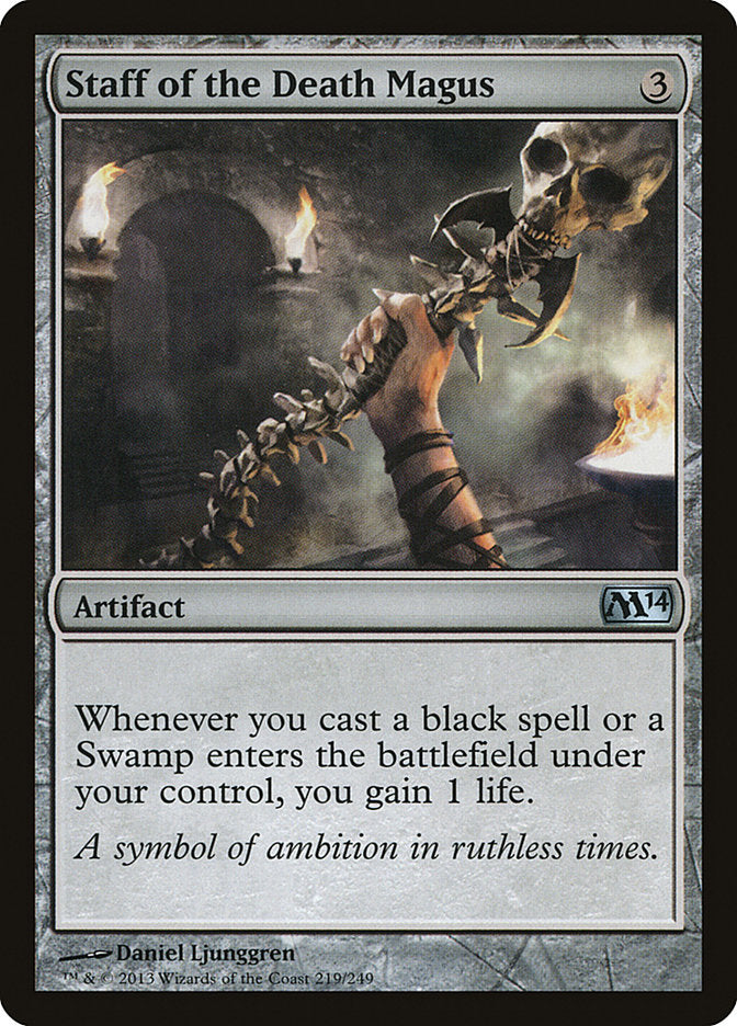 Staff of the Death Magus [Magic 2014] MTG Single Magic: The Gathering    | Red Claw Gaming