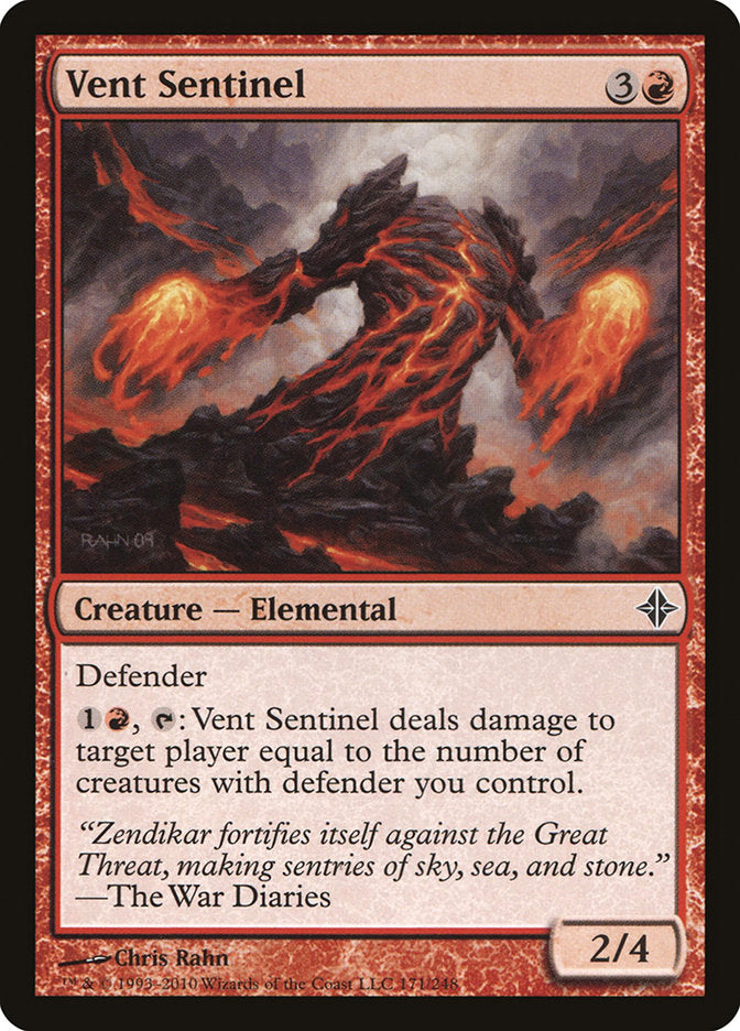 Vent Sentinel [Rise of the Eldrazi] MTG Single Magic: The Gathering    | Red Claw Gaming