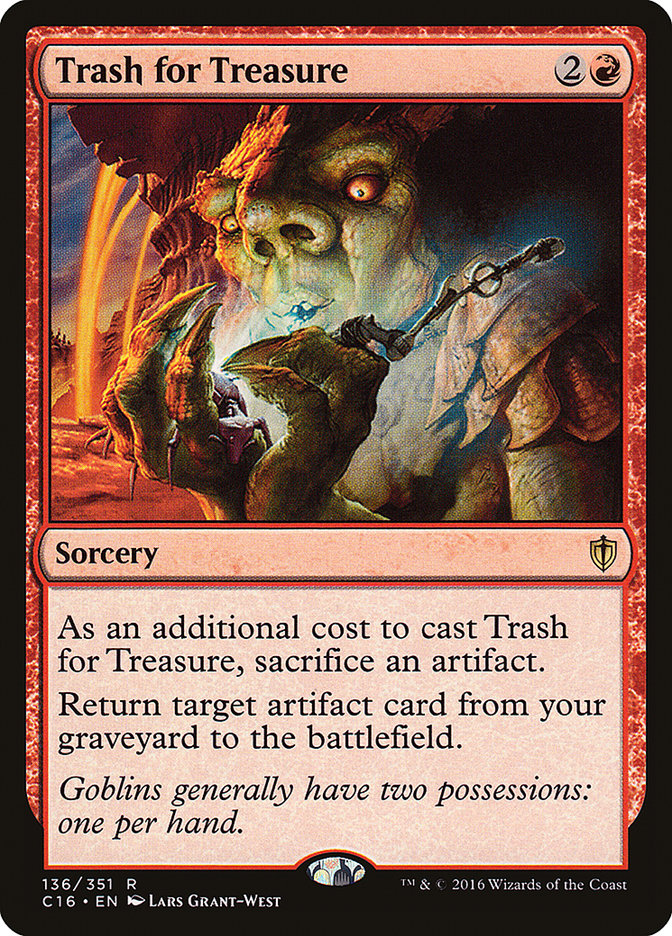 Trash for Treasure [Commander 2016] MTG Single Magic: The Gathering    | Red Claw Gaming