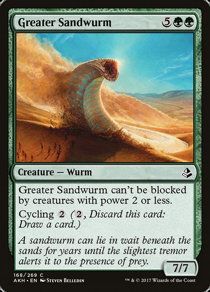 Greater Sandwurm [Amonkhet] MTG Single Magic: The Gathering    | Red Claw Gaming
