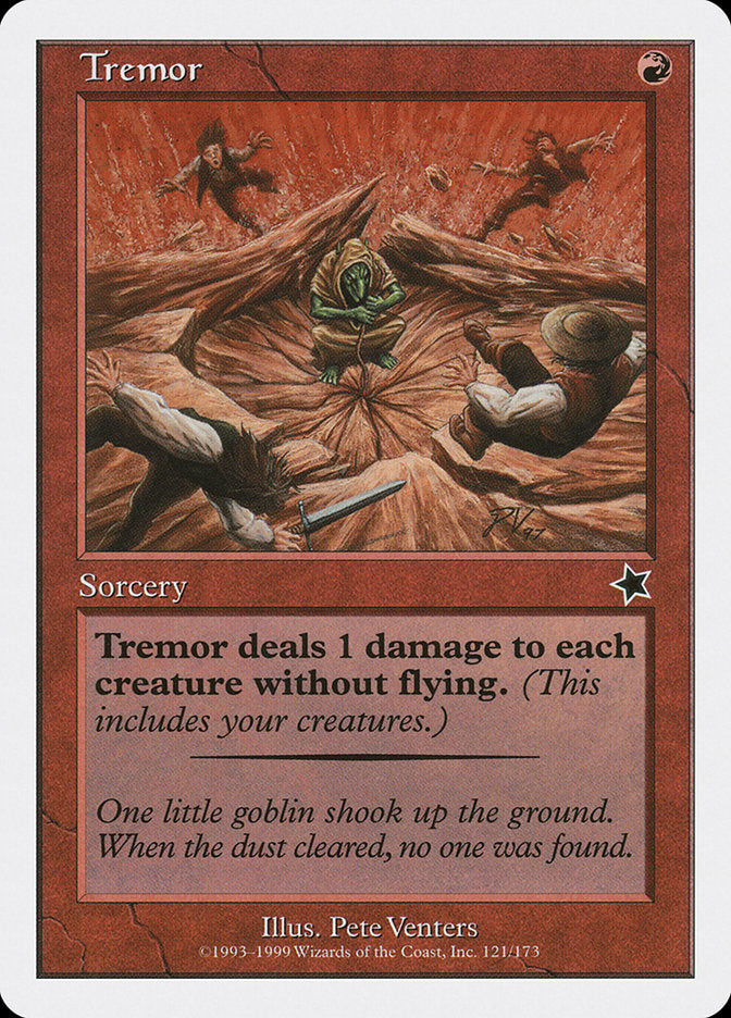 Tremor [Starter 1999] MTG Single Magic: The Gathering    | Red Claw Gaming