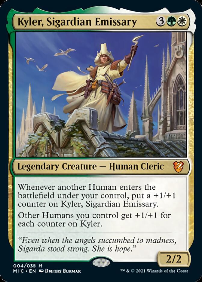 Kyler, Sigardian Emissary [Innistrad: Midnight Hunt Commander] MTG Single Magic: The Gathering    | Red Claw Gaming