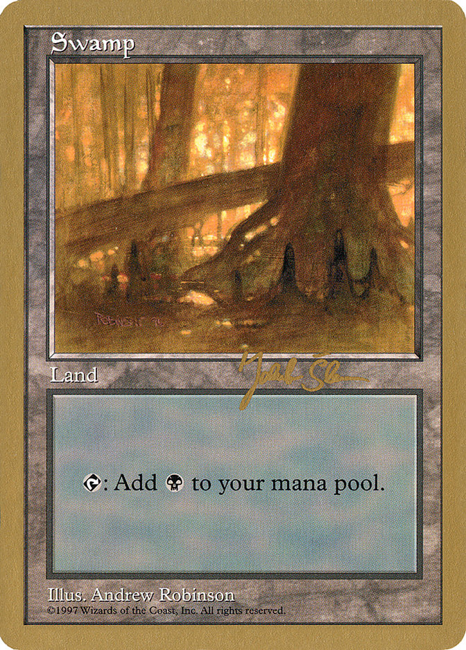 Swamp (js440) (Jakub Slemr) [World Championship Decks 1997] MTG Single Magic: The Gathering    | Red Claw Gaming