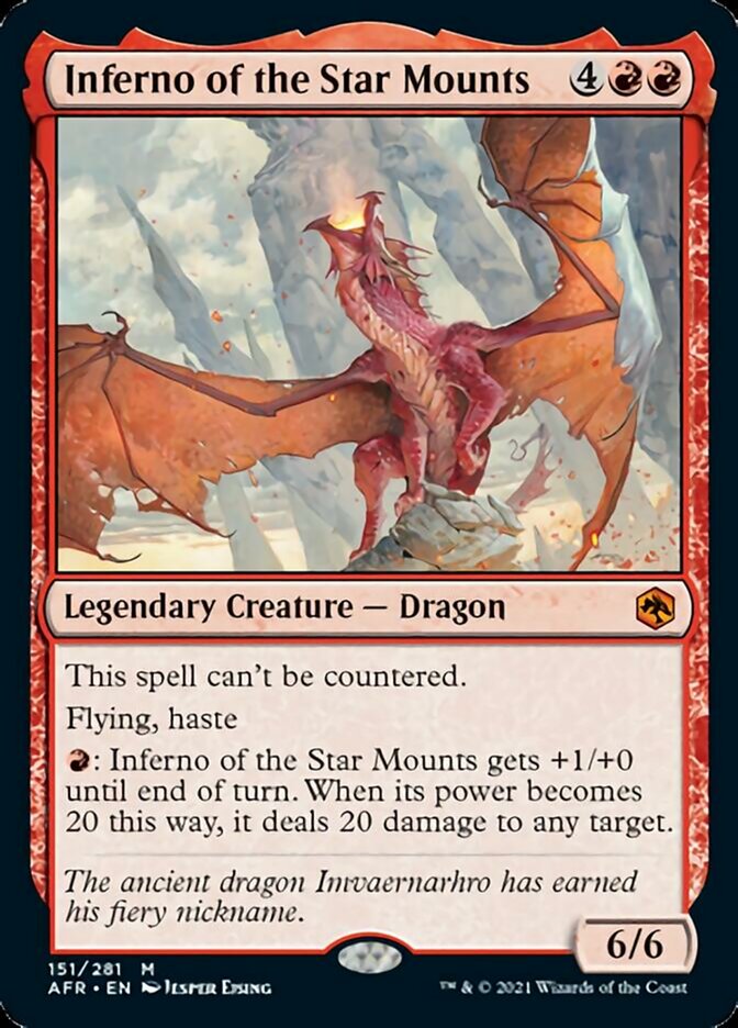 Inferno of the Star Mounts [Dungeons & Dragons: Adventures in the Forgotten Realms] MTG Single Magic: The Gathering    | Red Claw Gaming