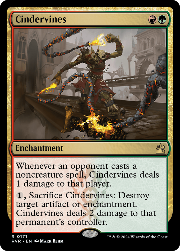 Cindervines [Ravnica Remastered] MTG Single Magic: The Gathering    | Red Claw Gaming
