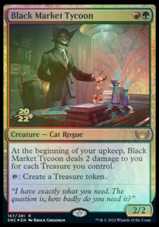 Black Market Tycoon [Streets of New Capenna Prerelease Promos] MTG Single Magic: The Gathering    | Red Claw Gaming