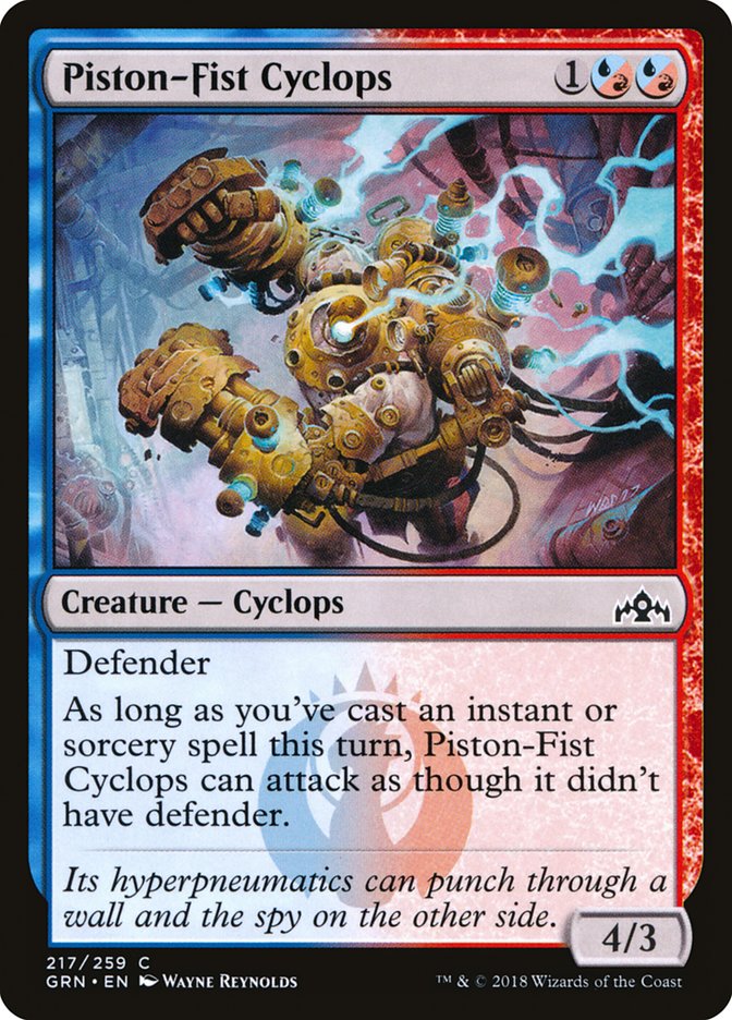 Piston-Fist Cyclops [Guilds of Ravnica] MTG Single Magic: The Gathering    | Red Claw Gaming