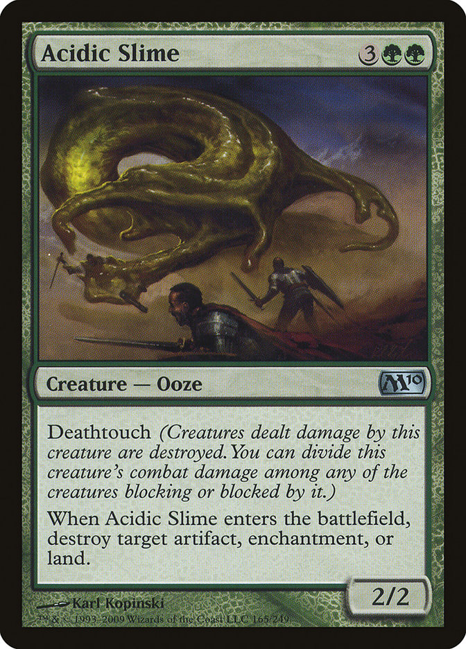 Acidic Slime [Magic 2010] MTG Single Magic: The Gathering    | Red Claw Gaming