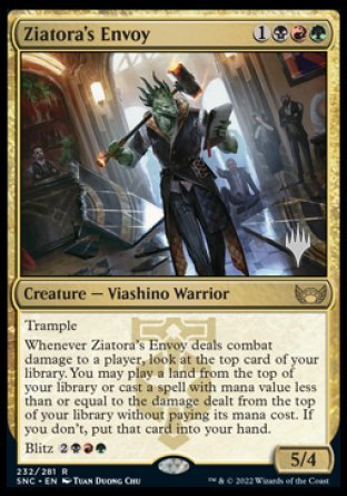 Ziatora's Envoy (Promo Pack) [Streets of New Capenna Promos] MTG Single Magic: The Gathering    | Red Claw Gaming