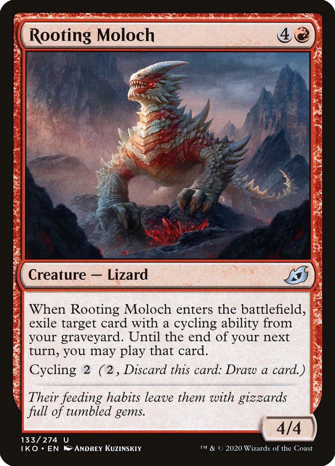 Rooting Moloch [Ikoria: Lair of Behemoths] MTG Single Magic: The Gathering    | Red Claw Gaming