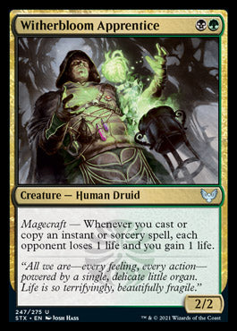 Witherbloom Apprentice [Strixhaven: School of Mages] MTG Single Magic: The Gathering    | Red Claw Gaming