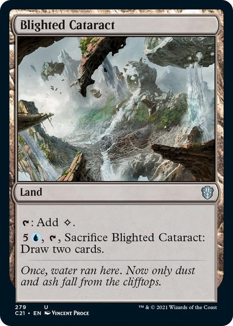 Blighted Cataract [Commander 2021] MTG Single Magic: The Gathering    | Red Claw Gaming