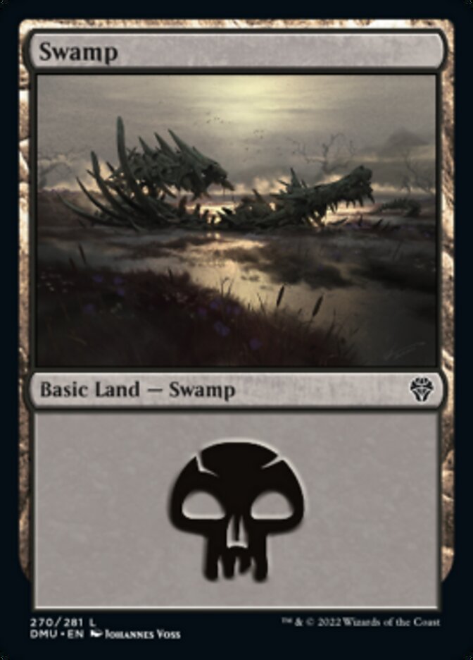 Swamp (270) [Dominaria United] MTG Single Magic: The Gathering    | Red Claw Gaming