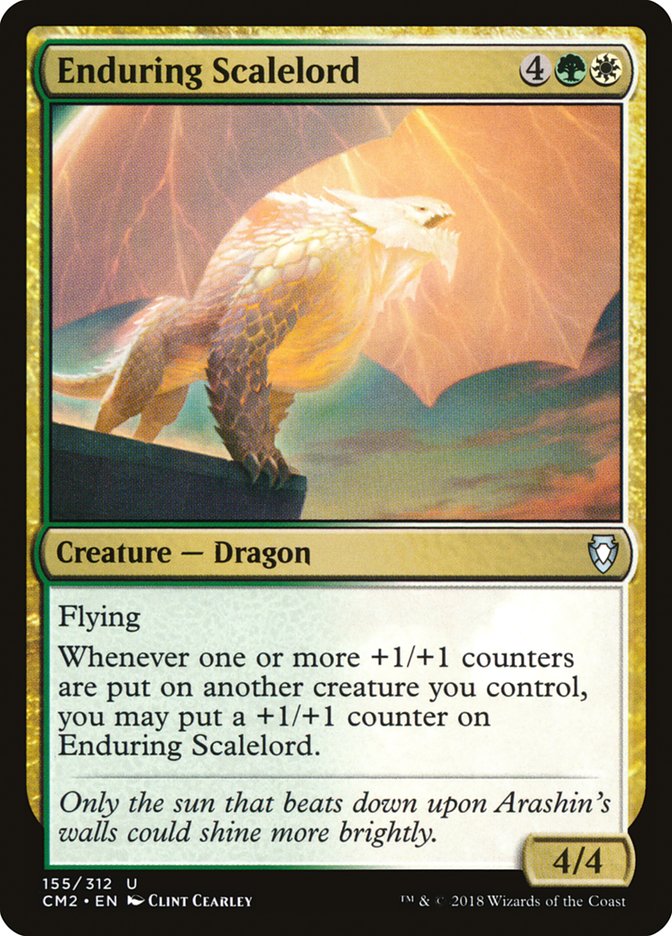 Enduring Scalelord [Commander Anthology Volume II] MTG Single Magic: The Gathering    | Red Claw Gaming