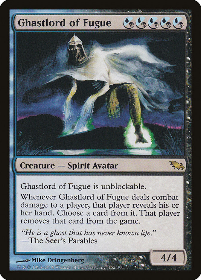 Ghastlord of Fugue [Shadowmoor] MTG Single Magic: The Gathering    | Red Claw Gaming