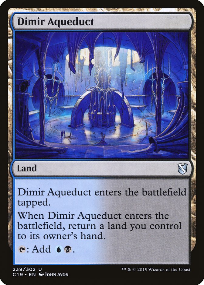 Dimir Aqueduct [Commander 2019] MTG Single Magic: The Gathering    | Red Claw Gaming