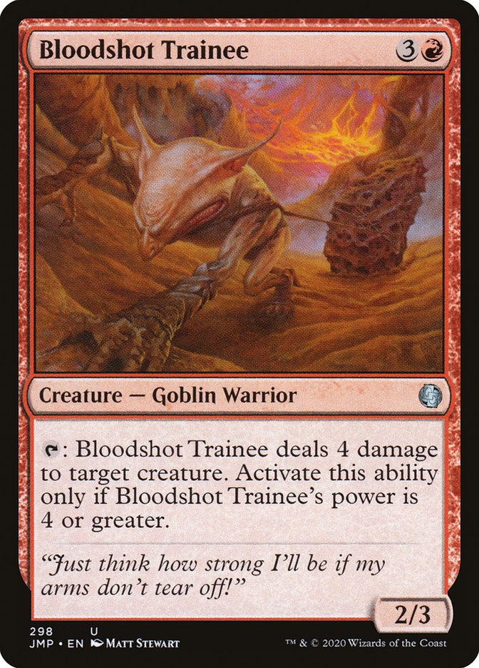 Bloodshot Trainee [Jumpstart] MTG Single Magic: The Gathering    | Red Claw Gaming