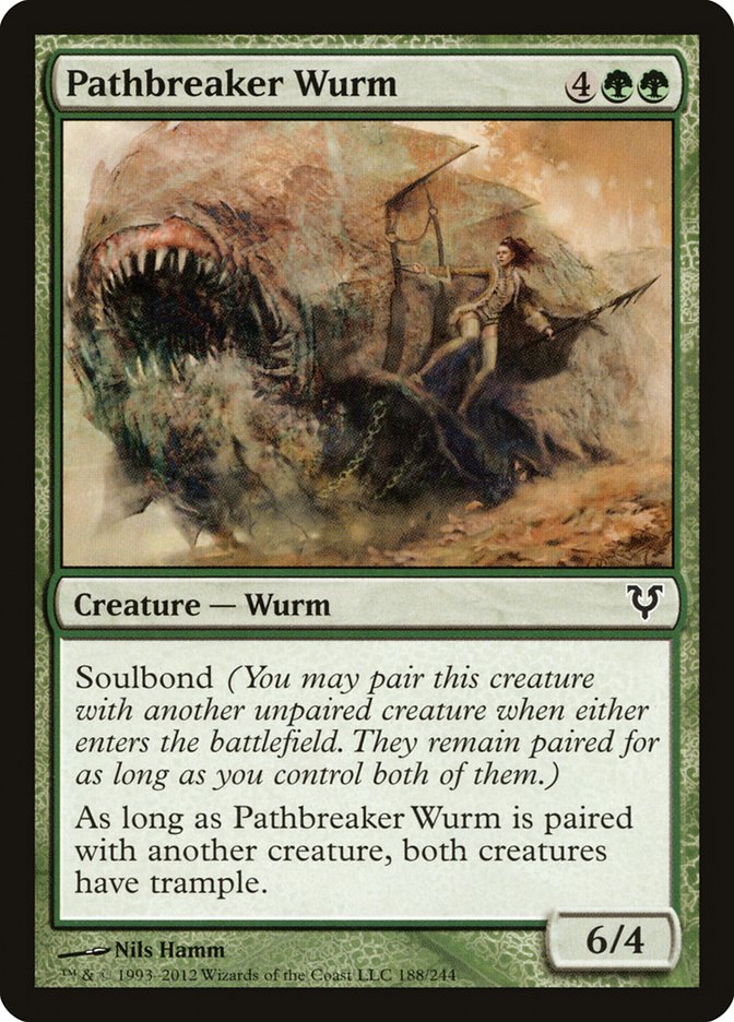 Pathbreaker Wurm [Avacyn Restored] MTG Single Magic: The Gathering    | Red Claw Gaming