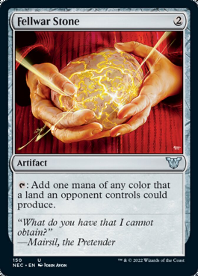 Fellwar Stone [Kamigawa: Neon Dynasty Commander] MTG Single Magic: The Gathering    | Red Claw Gaming
