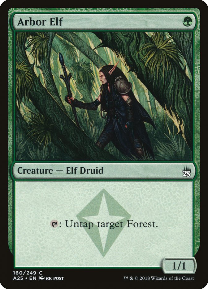 Arbor Elf [Masters 25] MTG Single Magic: The Gathering    | Red Claw Gaming