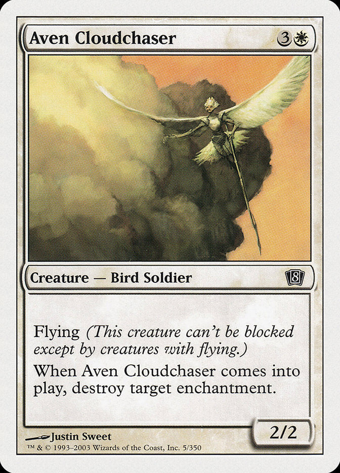 Aven Cloudchaser [Eighth Edition] MTG Single Magic: The Gathering    | Red Claw Gaming