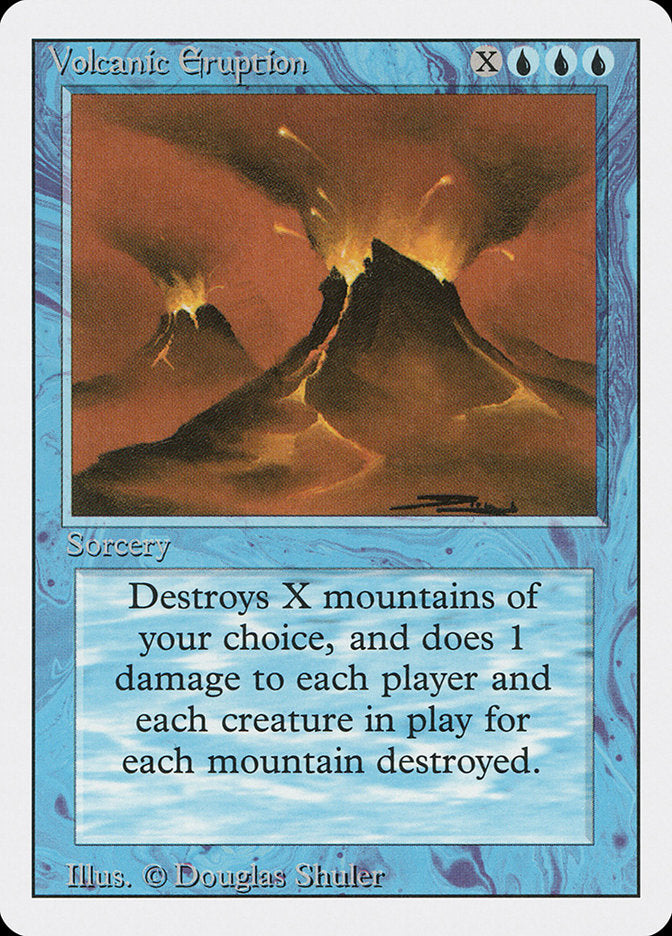 Volcanic Eruption [Revised Edition] MTG Single Magic: The Gathering    | Red Claw Gaming