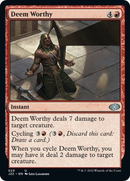 Deem Worthy [Jumpstart 2022] MTG Single Magic: The Gathering    | Red Claw Gaming