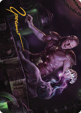 Jon Irenicus, Shattered One Art Card (37) (Gold-Stamped Signature) [Commander Legends: Battle for Baldur's Gate Art Series] MTG Single Magic: The Gathering    | Red Claw Gaming