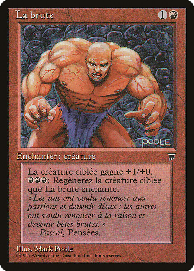 The Brute (French) - "La Brute" [Renaissance] MTG Single Magic: The Gathering    | Red Claw Gaming