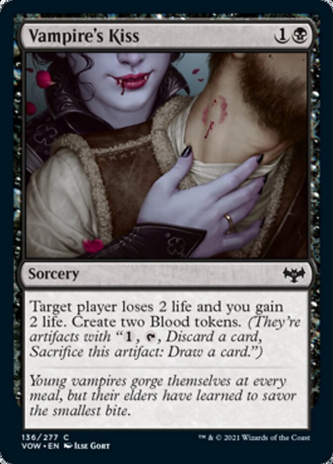Vampire's Kiss [Innistrad: Crimson Vow] MTG Single Magic: The Gathering    | Red Claw Gaming